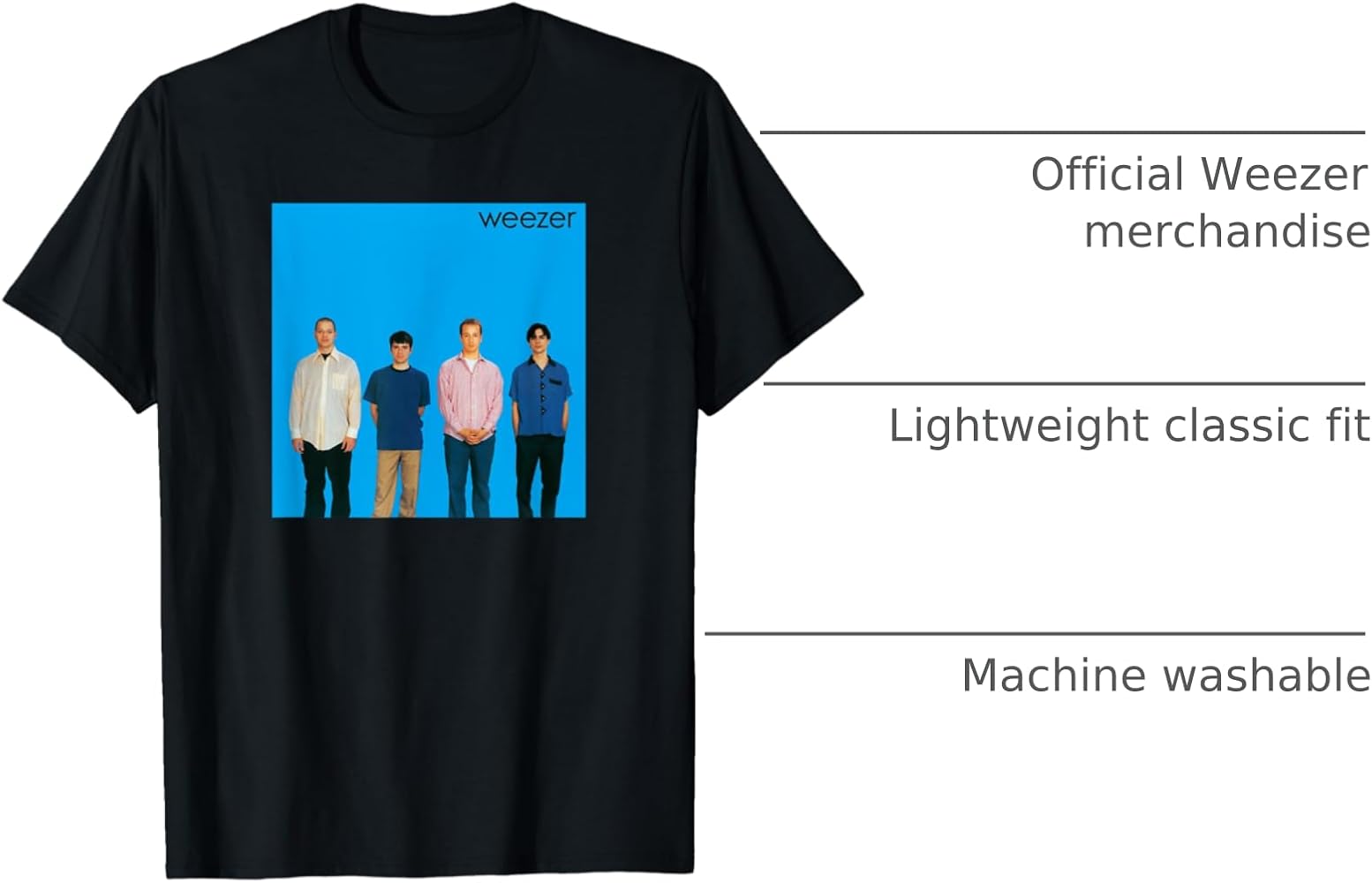 激レア　Weezer Tシャツ　Blue Pinkerton ミックスデザイン Vintage Weezer 
